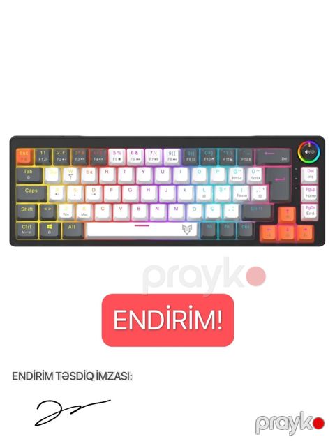 RGB mexaniki klaviatura – kompakt 75% dizayn — Quba