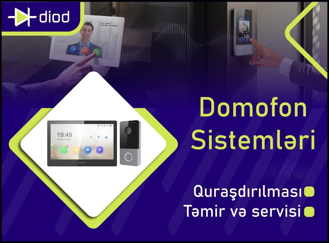 Domofon ustası — Təhlükəsizlik sistemləri, Bakı