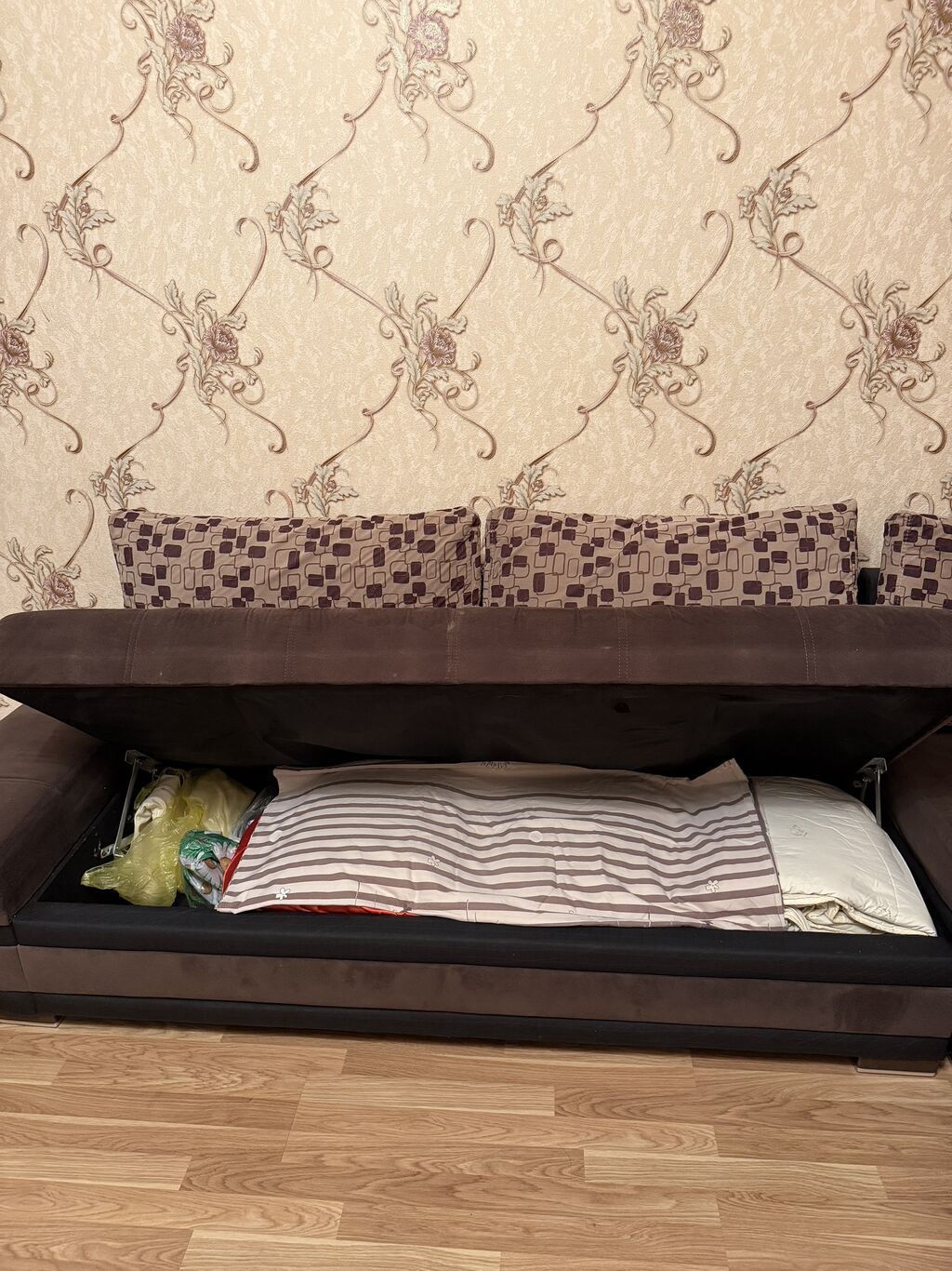 Künc divan, İşlənmiş, Açılan, Parça — Mebel, Bakı (5)