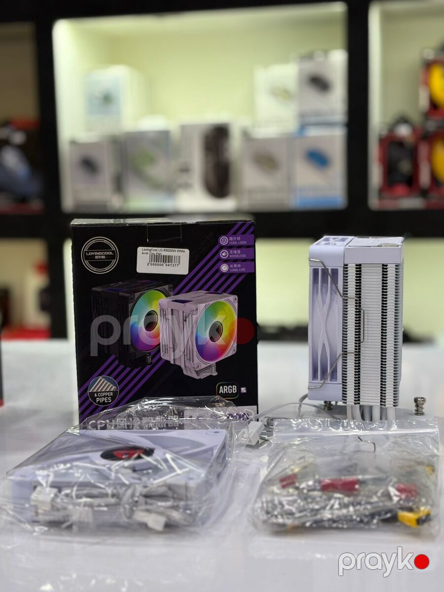 Argb CPU Fan "LovingCool LC-R6000W White" — Elektronika, Bakı (5)
