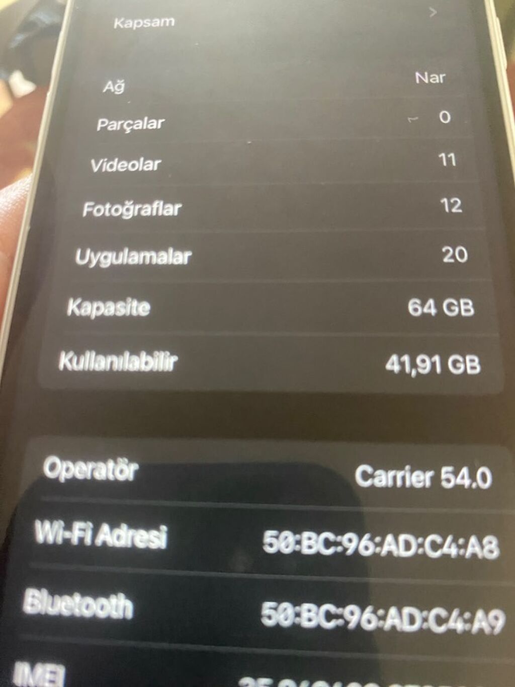 IPhone 8, 64 GB, Ağ, Barmaq izi — Apple iPhone, Naftalan (5)