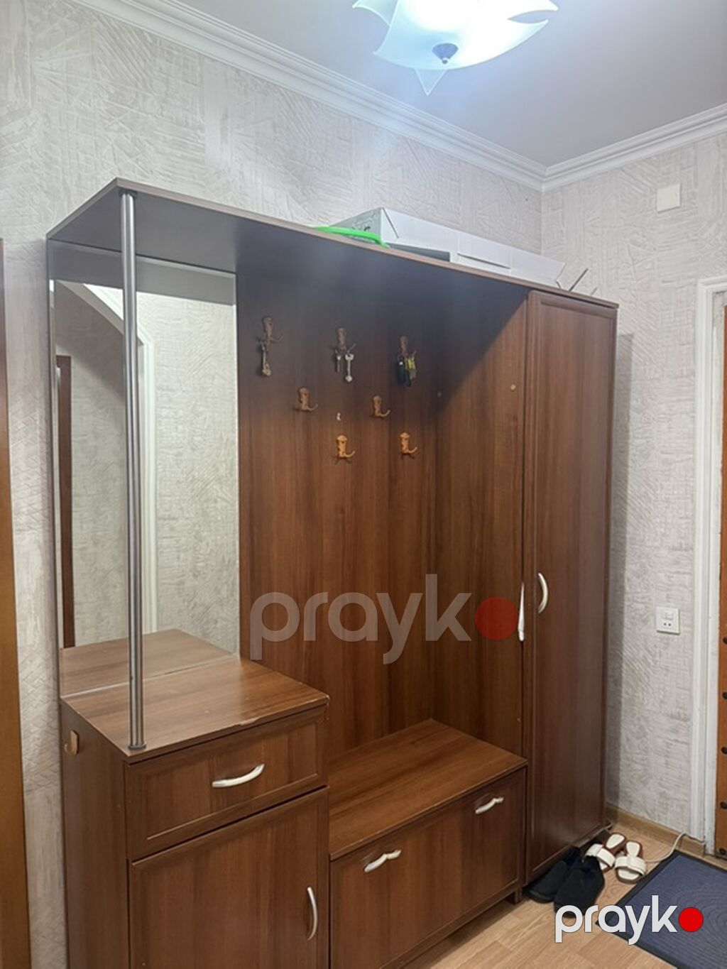 Dəhliz üçün çoxfunksiyalı giriş dəsti - ağac teksturalı laminat — Saxlama mobilyası, Bakı