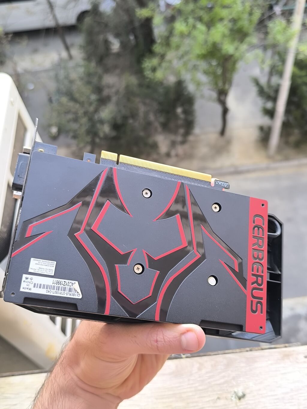 ASUS Cerberus GTX 1050 Ti OC 4GB GDDR5 video kartı Heçbir problemi — Elektronika, Bakı (3)