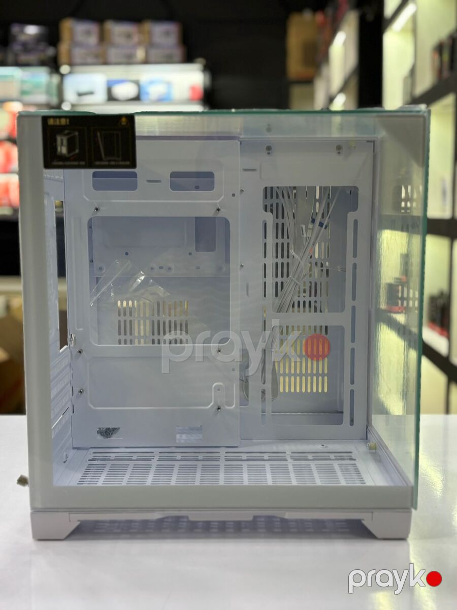 Gaming case "WjCoolman Skyline S1 M-Atx Panoramic Aquarium Case (White)" — Kompüterlər və noutbuklar, Bakı (3)