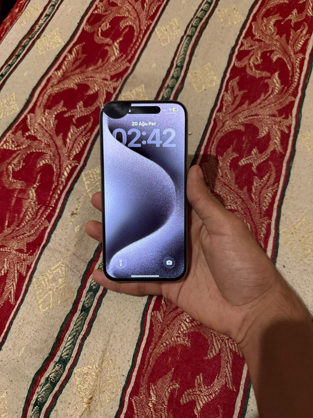 IPhone 15 Pro, 256 GB, Natural Titanium, Face ID — Apple iPhone, Masallı (2)