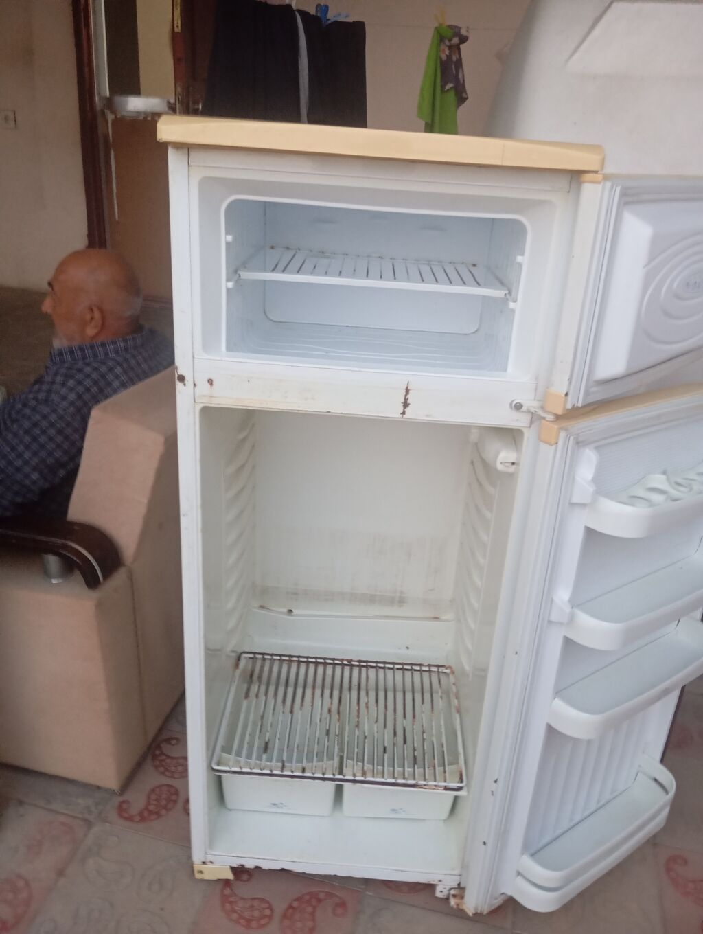 İşlənmiş 2 qapılı Nord Soyuducu Satılır, rəng - Ağ — Soyuducular, Sumqayıt (2)
