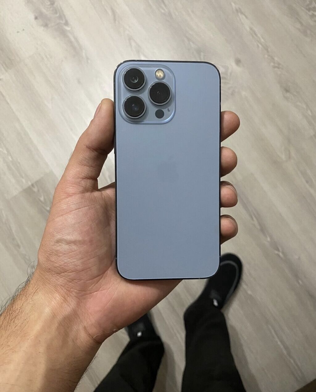 IPhone 13 Pro, 128 GB, Sierra Blue, Zəmanət, Simsiz şarj, Face ID