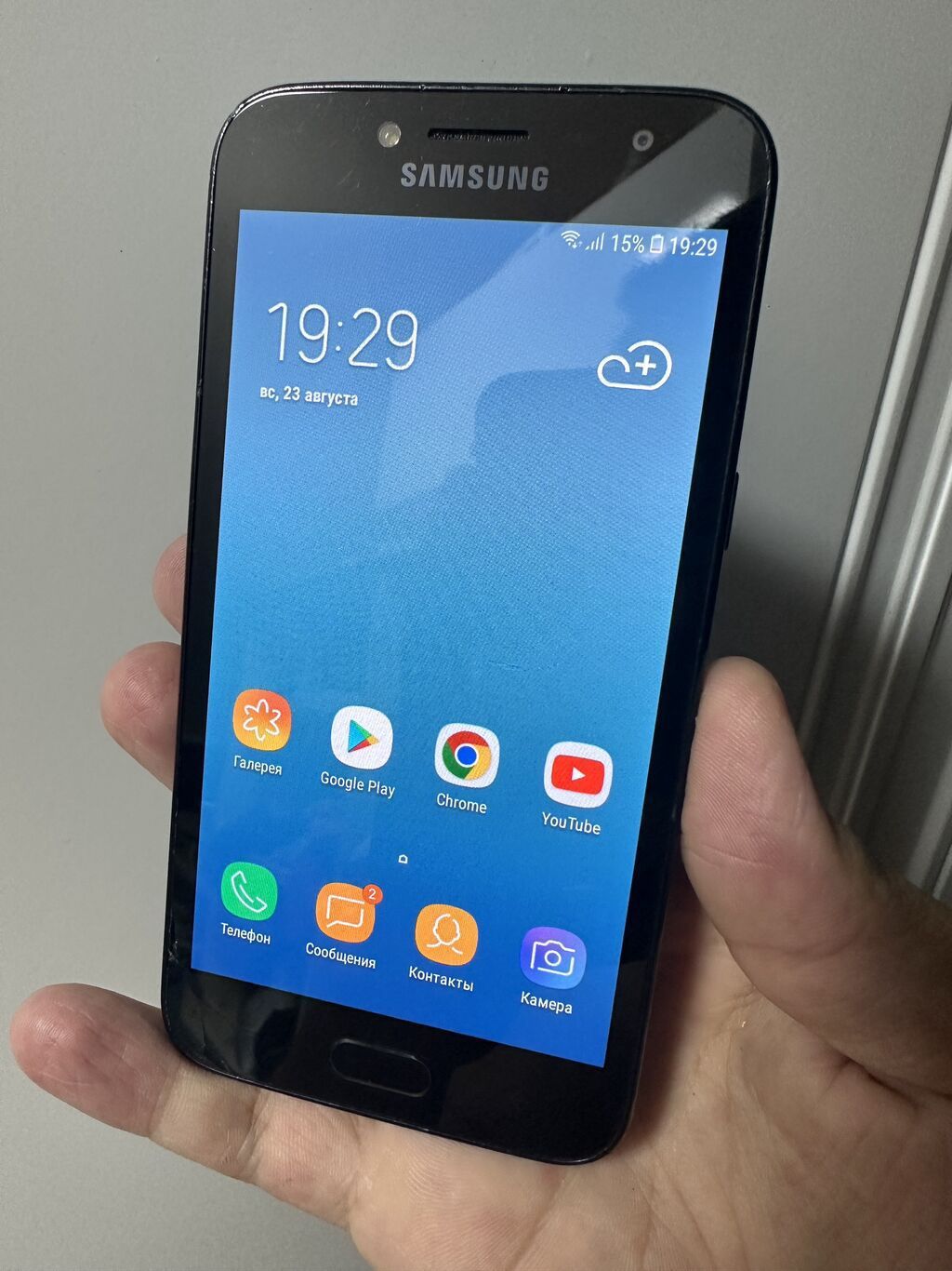Samsung Galaxy J2 Pro 2018, 16 GB, rəng - Qara, Zəmanət, Kredit, Düyməli — Samsung, Bakı (2)