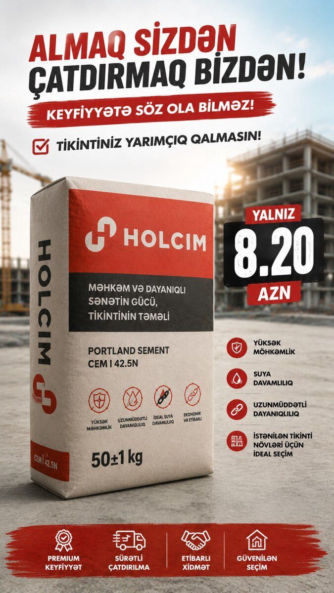Holcim HOLCİM sement — Mallar, Bakı