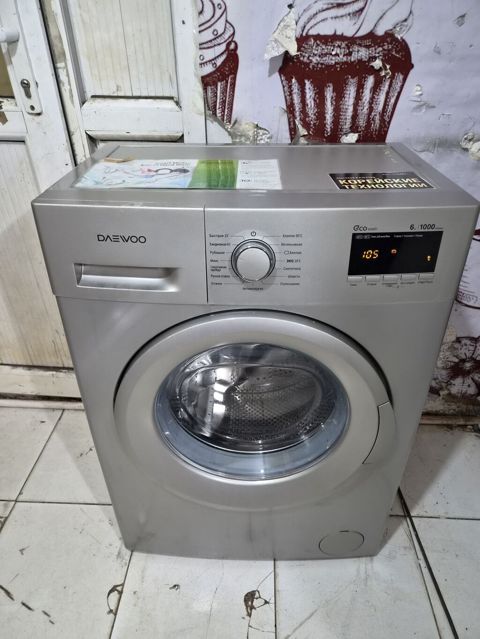 Paltaryuyan maşın Daewoo, 6 kq, İşlənmiş, Avtomat, Qurutma var, Pulsuz çatdırılma, Ödənişli çatdırılma — Bakı