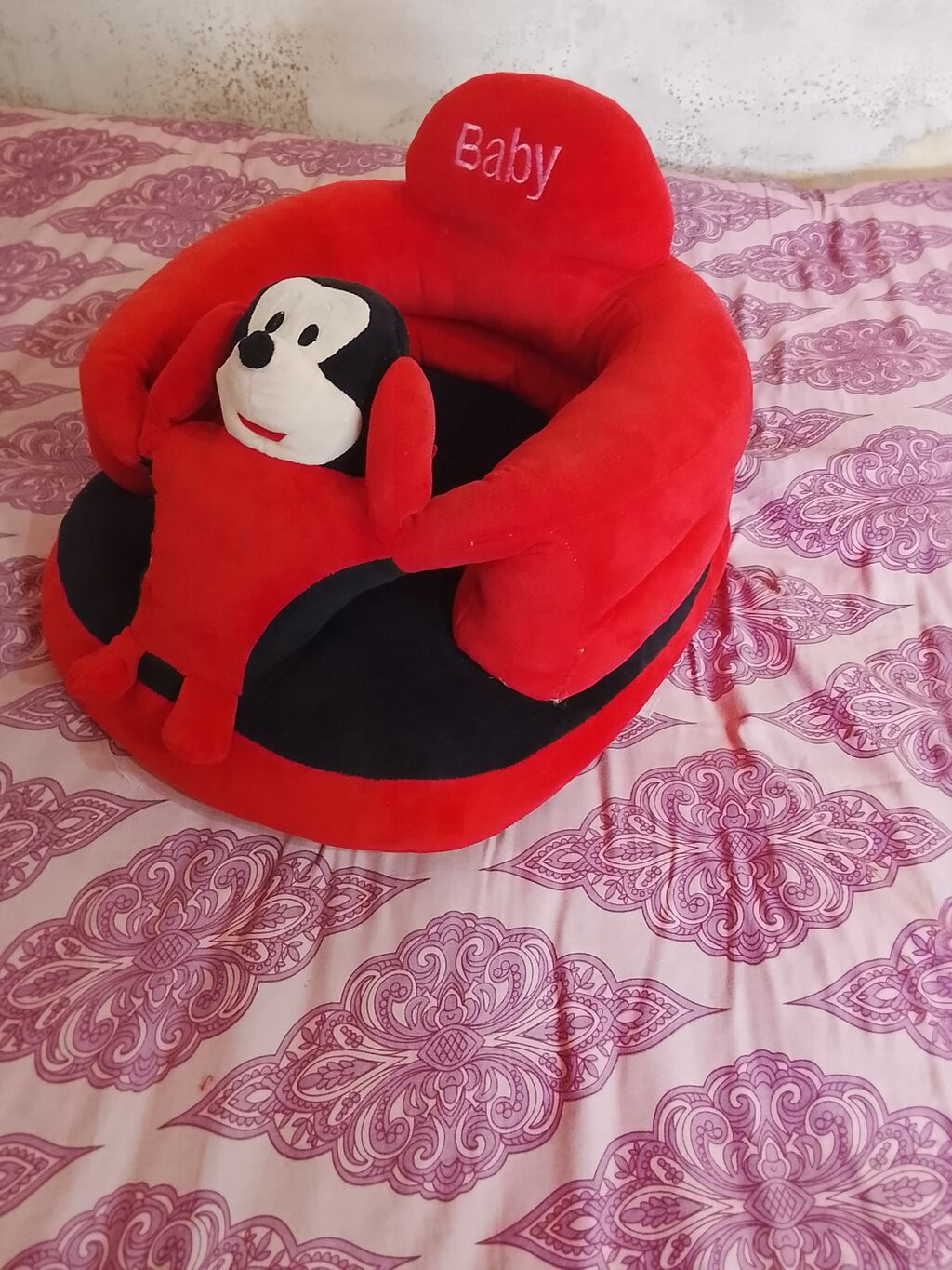 Uşaq üçün yumşaq oturacaq/kreslo - Model: peluş materialdan — Mebel, Digah (6)