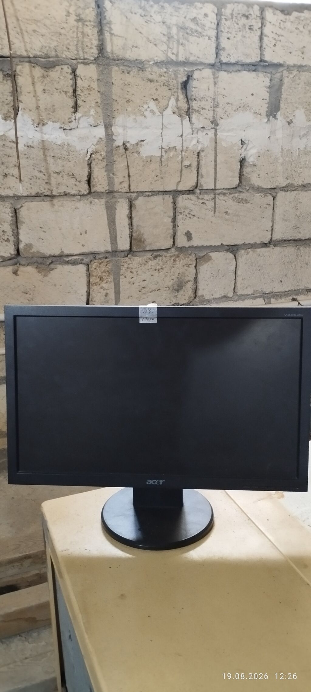 Monitorlar ölçüləri 15, 17, 19, 20, 22 inc say var əgər power və vga — Elektronika, Sumqayıt (7)