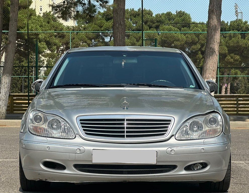 Mercedes S 320, 3.2 L, 2000 il, 400 000 km — Avtomobillər, Sumqayıt (4)