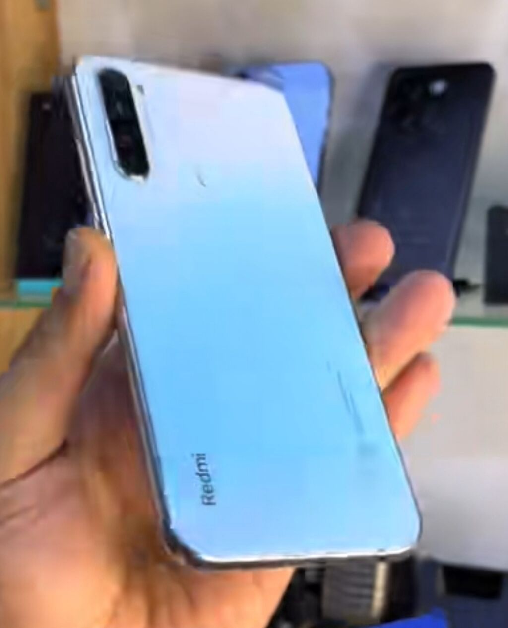 Redmi Note 8, 128 GB, rəng - Mavi, Barmaq izi — Elektronika, Şirvan (6)