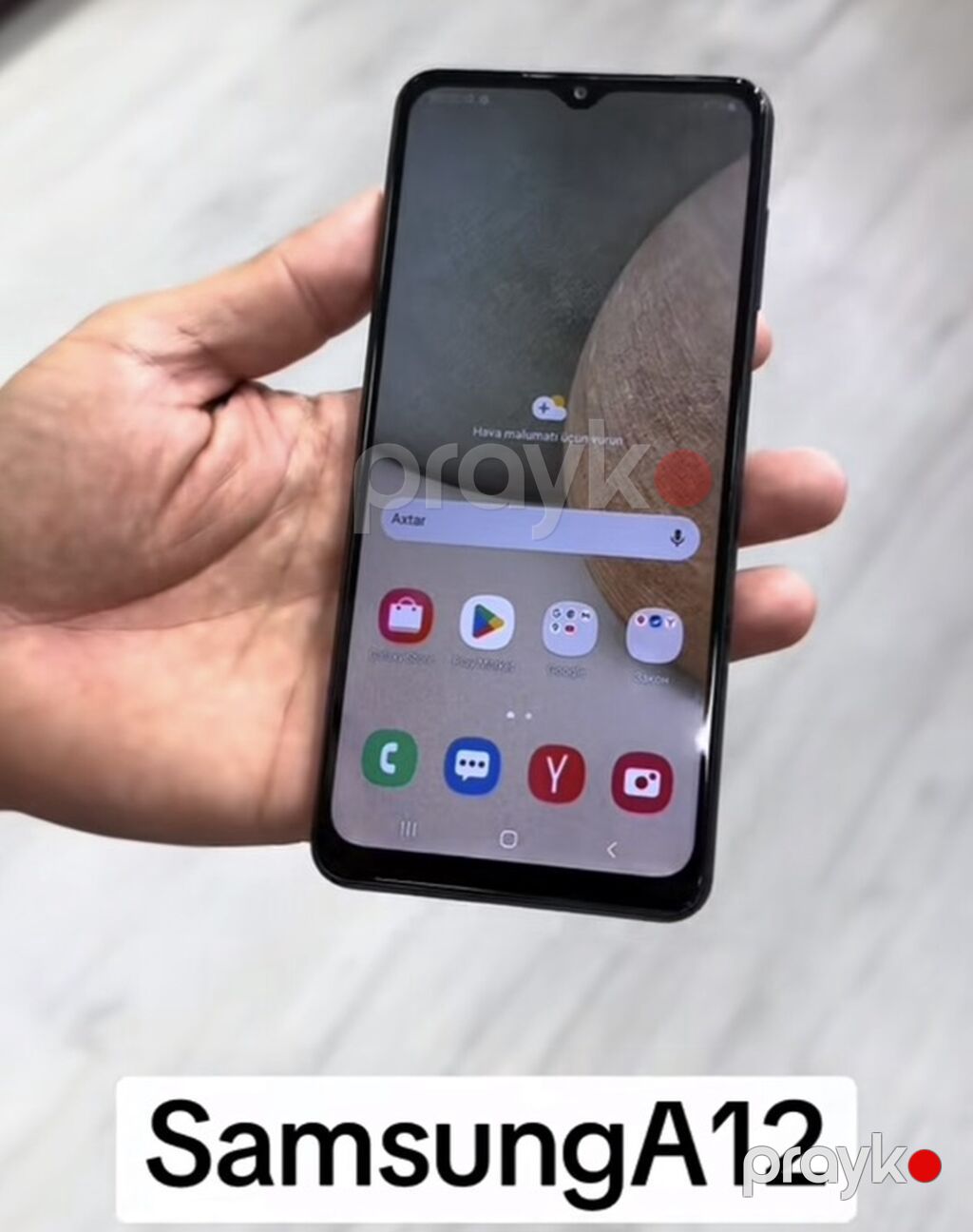 Samsung Galaxy A12, 64 GB, rəng - Qara, Barmaq izi — Samsung, Bakı (2)