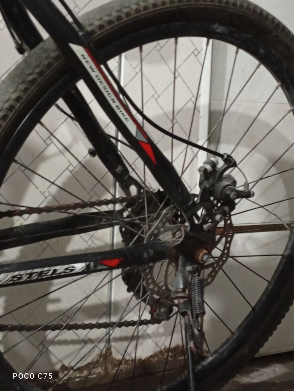 Stels Trigger dağ velosipedi. - Çərçivə: yüngül lehimli, 26” - Asqı — Dağ velosipedləri, Bakı (2)