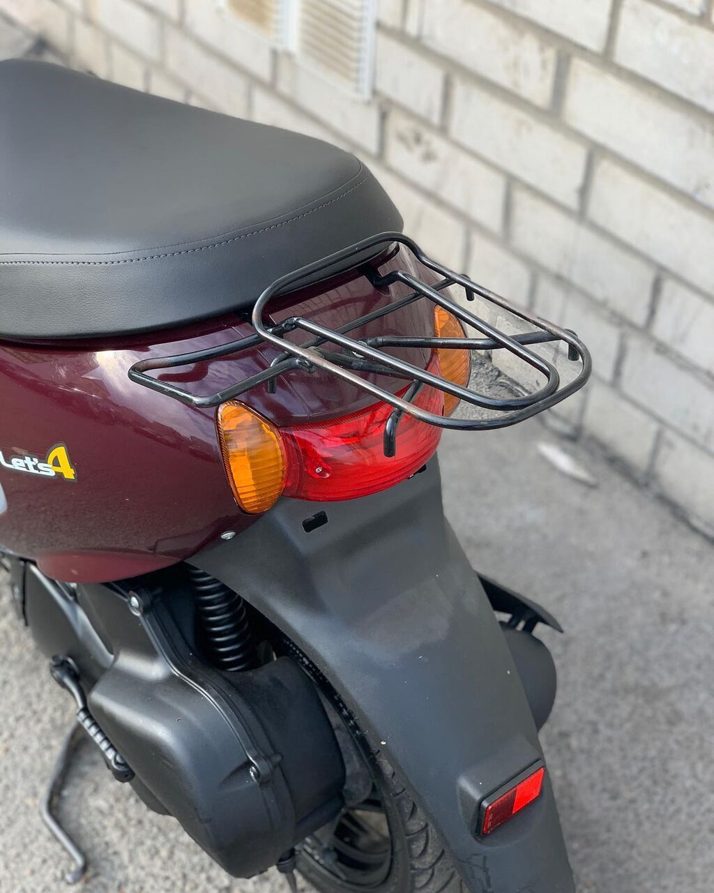 Suzuki Let’s 4 skuter - Rəng: tünd qırmızı/gri iki rəngli kuzov - — Avto, İsmayıllı (4)