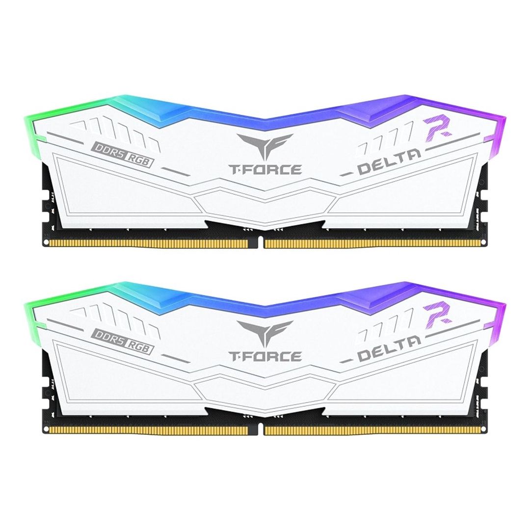 Team Group T-FORCE Delta RGB WHITE DDR5 64GB 6000MHZ CL38 — Elektronika, Bakı