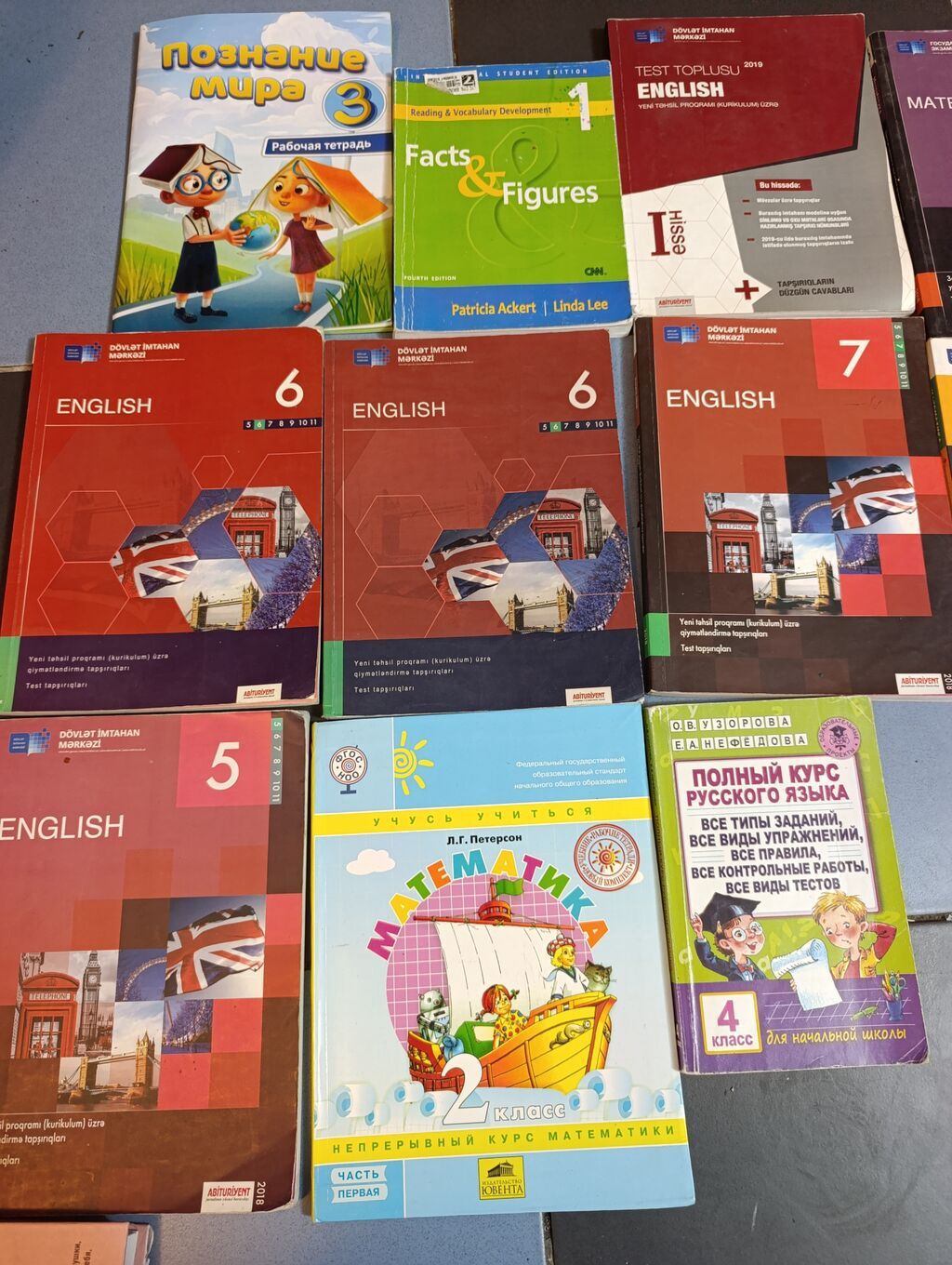 Qarışıq kitab dəsti — müxtəlif janrlar — Kitablar, Bakı (5)