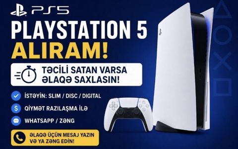 🎮 PLAYSTATION 4 / PLAYSTATION 5 ALIRAM! İşlək vəziyyətdə olsun. 💰