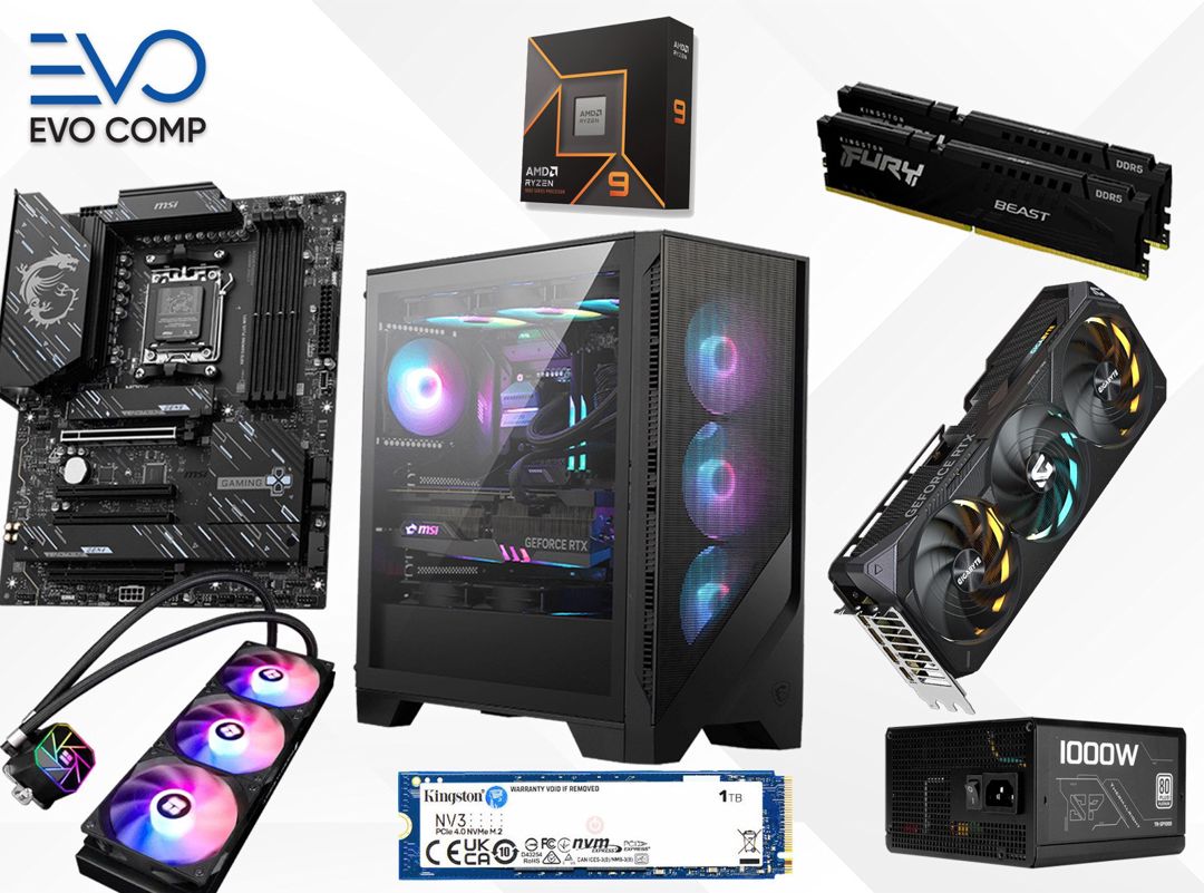 Oyun kompüteri Evo PhantomCrash RTX 5080 | R9 9850X3D | 32GB | 1TB — Masaüstü kompüterlər, Bakı