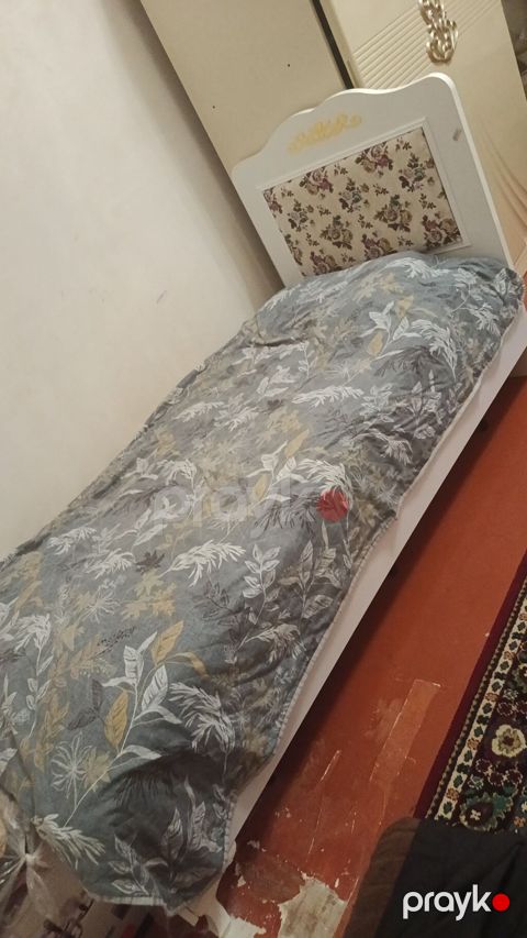 Tək nəfərlik çarpayı dəsti — ortopedik matras daxil