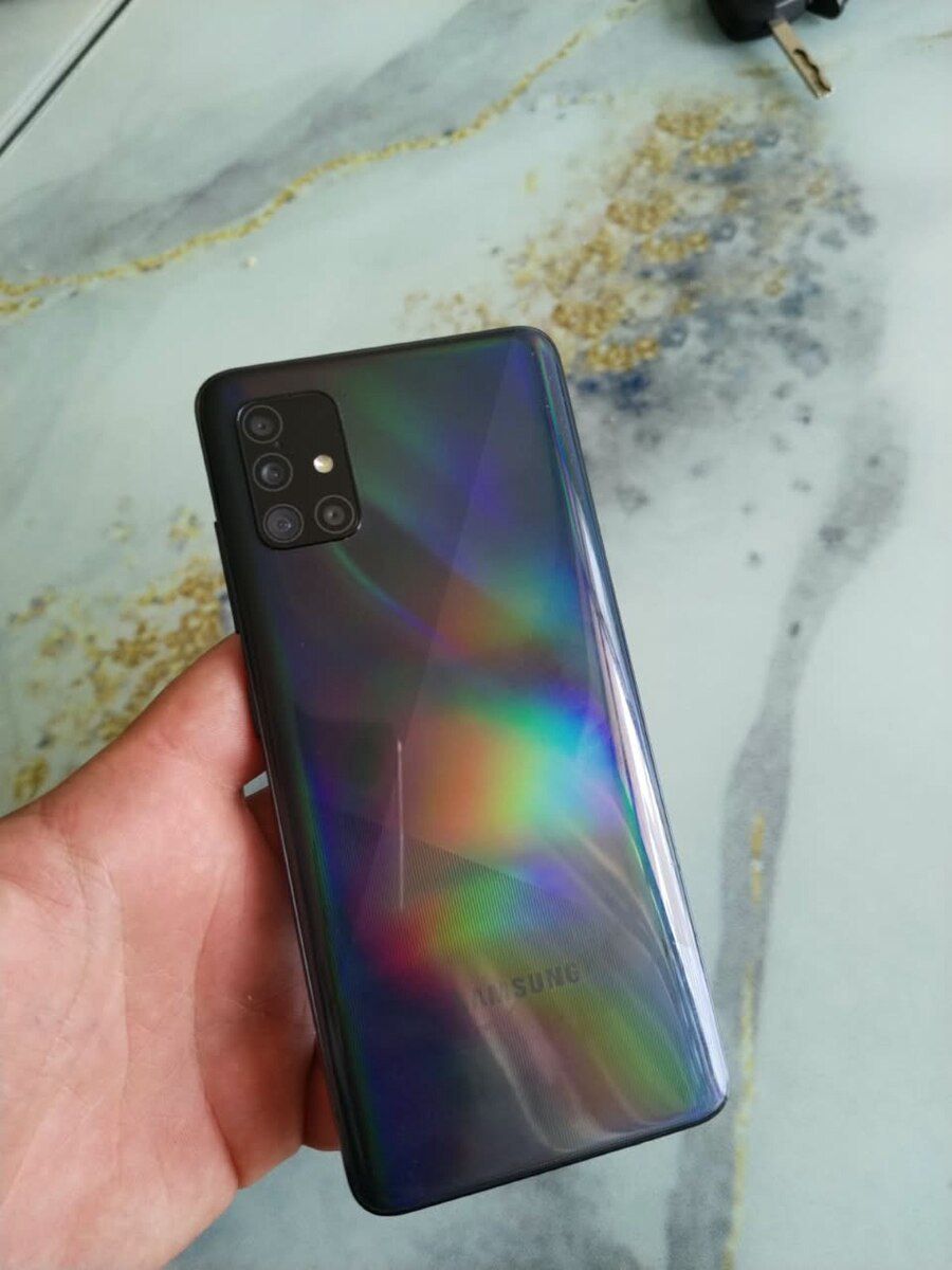 Samsung Galaxy A51 Prism Crush Black 64GB/4GB — Mallar, Tərtər (3)