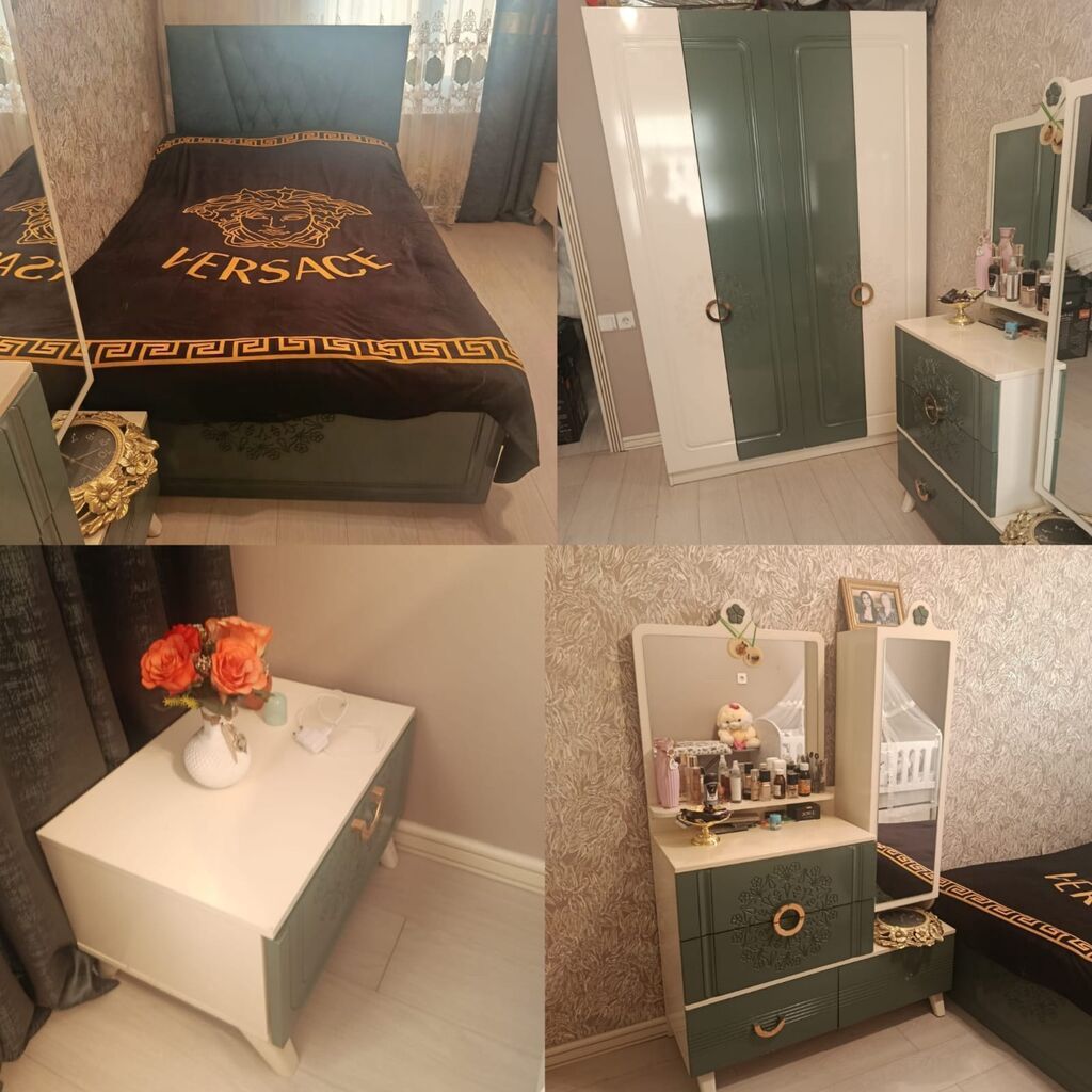 Yataq dəsti satılır 680₼. Matrası var.Ünvan pasyolka — Mebel, Bakı