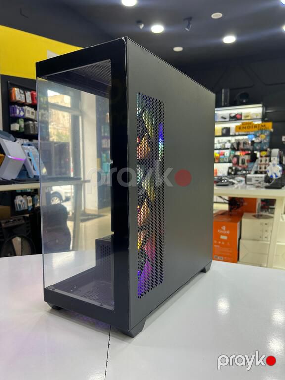 Gaming Case "Ruix Carnival 360 Aquarium (Black)" — Elektronika, Bakı (5)