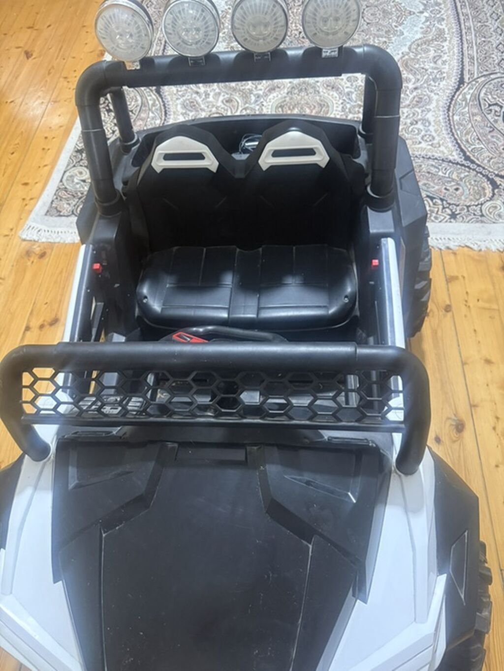 Uşaqlar üçün elektrikli “off-road” tipli ikioturacaqlı maşın - Güclü — Mallar, Xırdalan (5)
