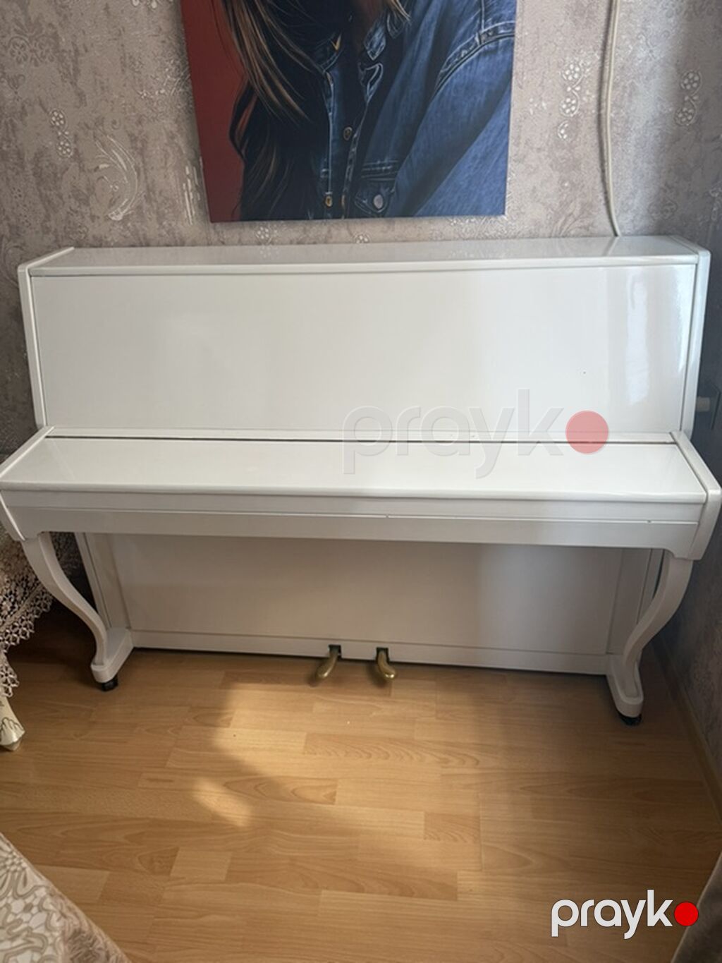Akkord akustik pianino – dik model, ağ rəngli korpus və klassik — Pianino və digər klaviş alətləri, Masazır (3)