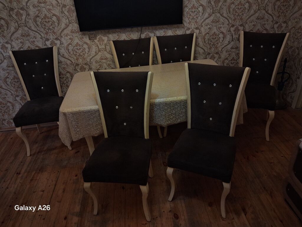 Qonaq otağı üçün, İşlənmiş, Qatlanmayan, Stul — Stullar, Bakı (2)