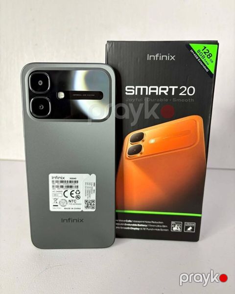 Infinix Smart 20 Shadow Black 128GB/4GB — Bakı