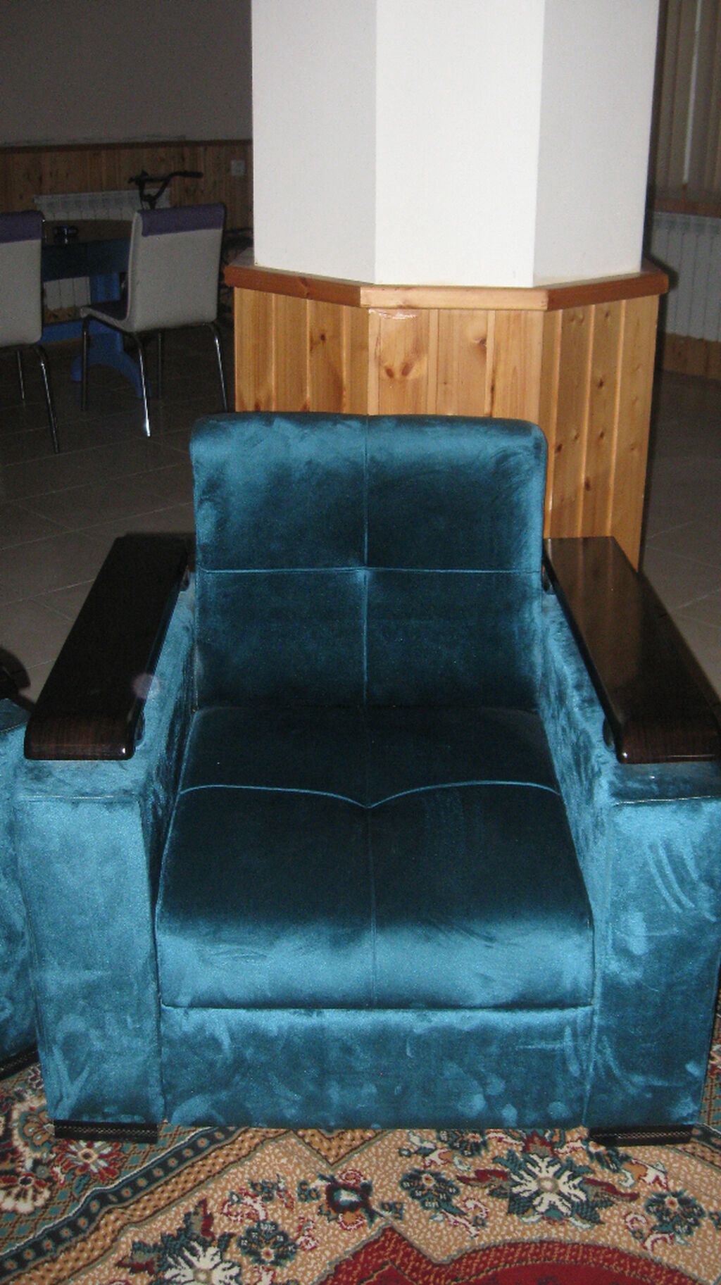 Divan-kravat, İşlənmiş, Açılan, Bazasız, Vеlur parça, Ödənişli çatdırılma — Mebel, Lənkəran (4)