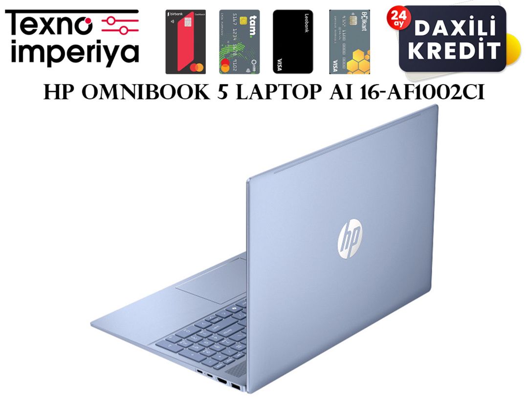 HP OmniBook 5 Laptop AI 16-af1002ci BG7H6EA — Elektronika, Bakı (4)