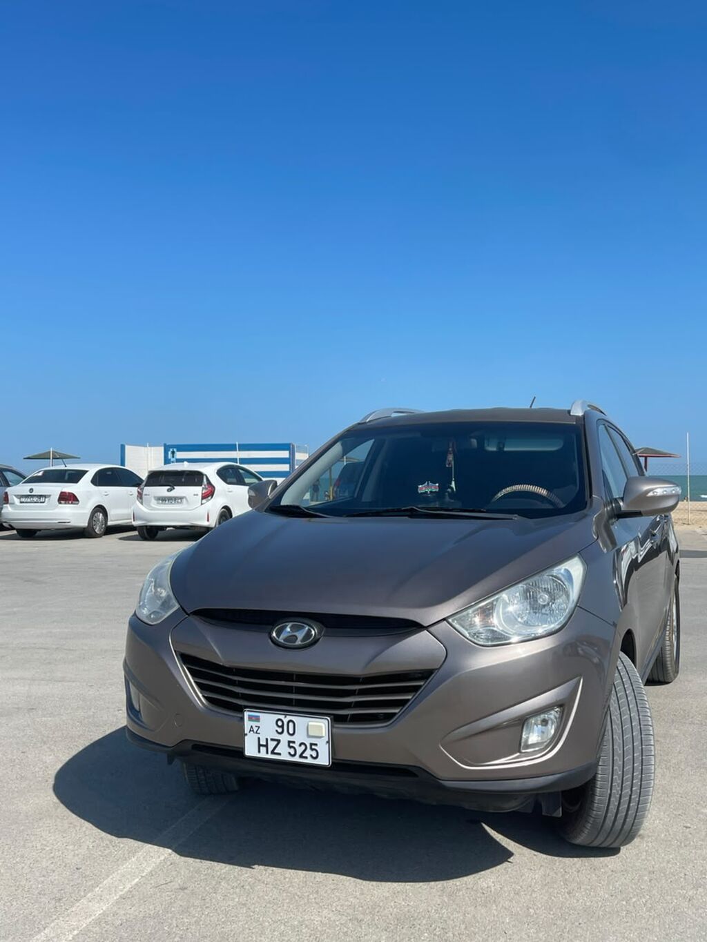 Hyundai ix35 crossover Xarici görünüş: - Rəng: boz/qəhvəyi (metalik — Avto, Mehdiabad