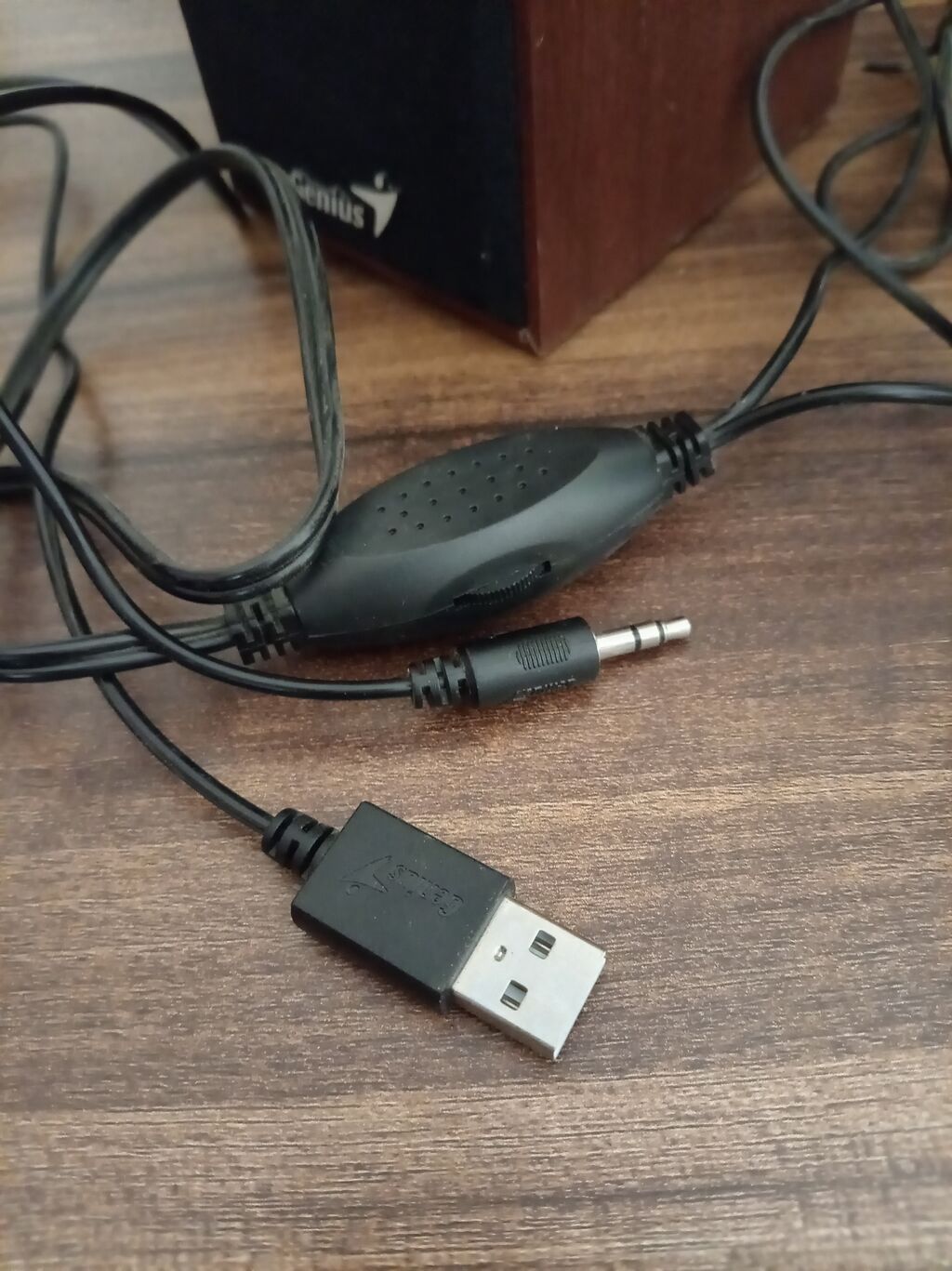 Genius SP-HF180 kompüter akustik sistemi - Tip: 2.0 masaüstü — Elektronika, Bakı (3)