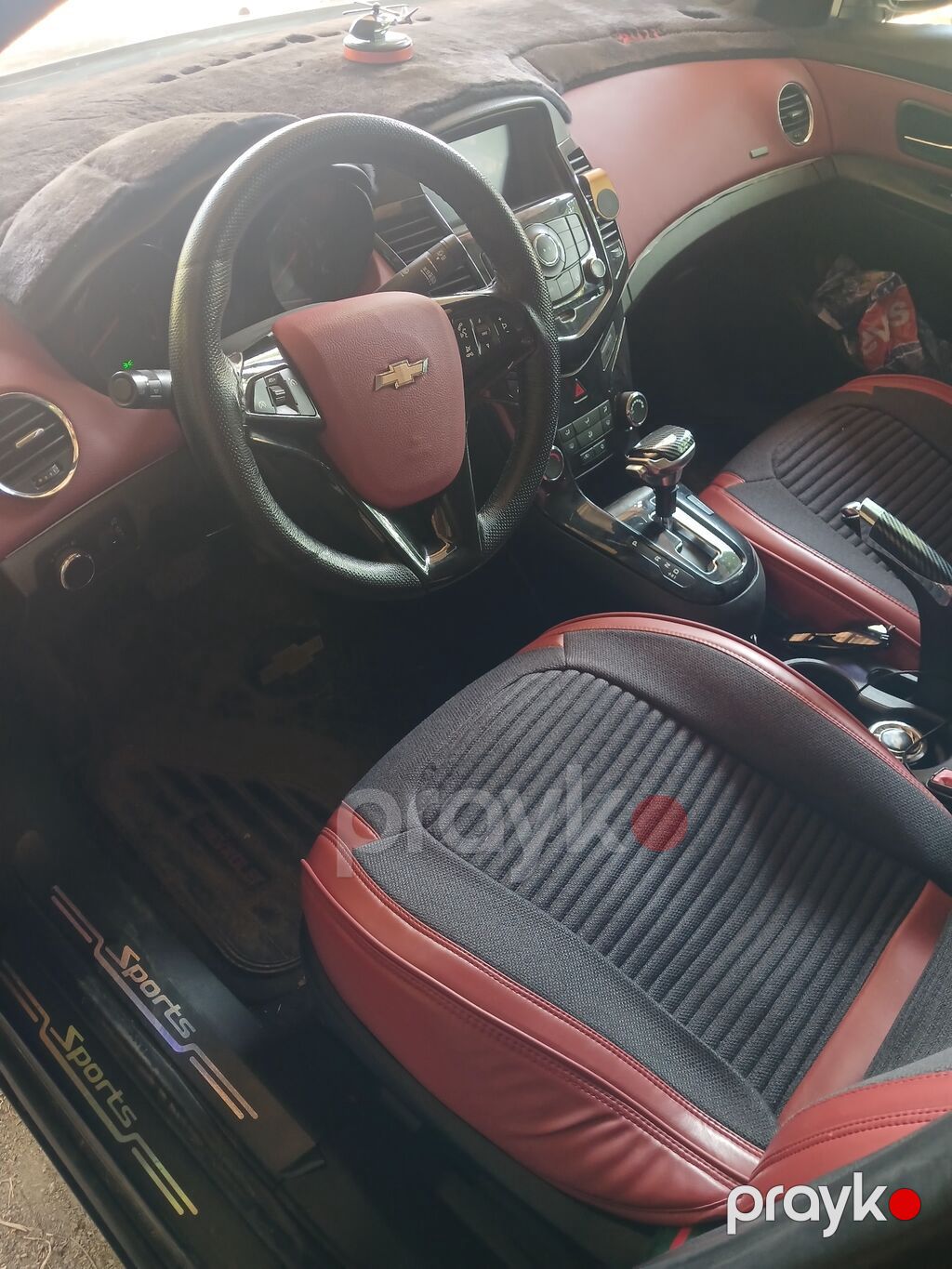Chevrolet Cruze sedan - Kuzov: qara rəng, aerodinamik body-kit və — Avtomobillər, Sumqayıt (4)