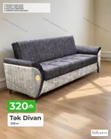 Tək divan – 210 sm - Açılan, bazalı mexanizm: yatacağa çevrilir və — Мебель
