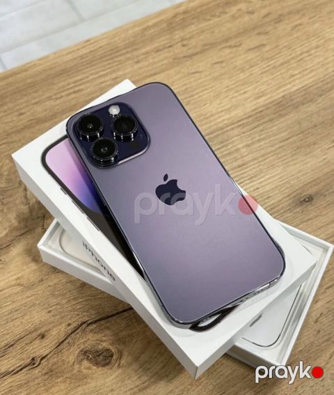 IPhone 14 Pro, 256 GB, Deep Purple, Zəmanət, Simsiz şarj, Face ID