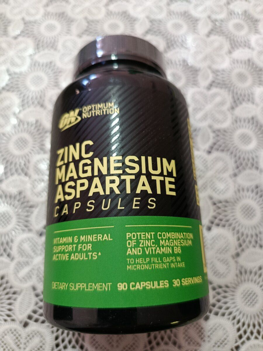 Optimum Nutrition Zinc Magnesium Aspartate — Mallar, Bakı