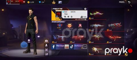 Free Fire oyun hesabı 055 901 59 43 Şirvan - Səviyyə: 66, ad: VASTA — Şirvan