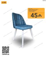 Stul – La Mini (Kod: 5762) - Model: Yumşaq oturacaq və bel hissəli — Furniture