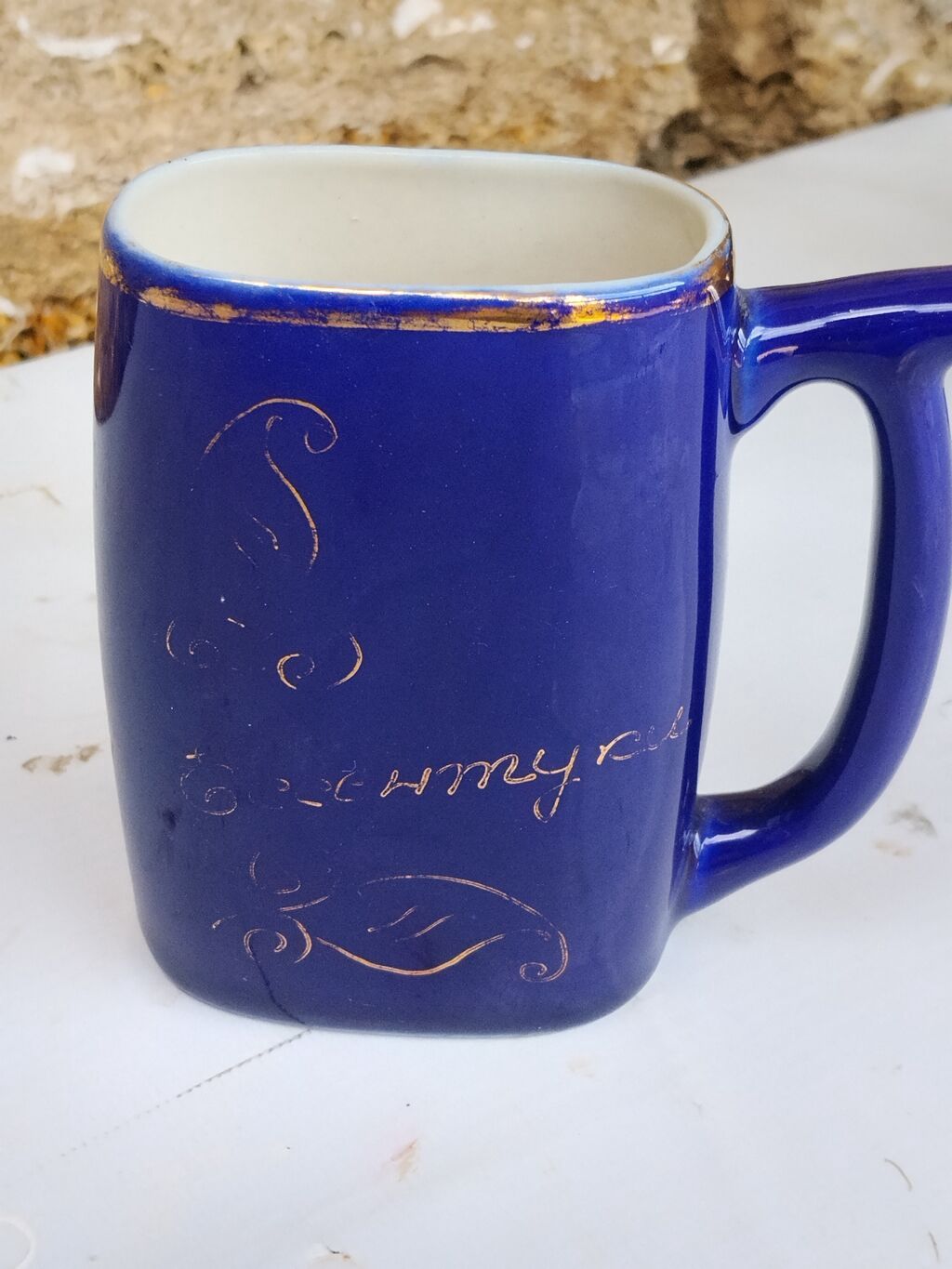 Fincanlar, rəng - Mavi, Keramika, 1 əd — Mallar, Bakı (2)