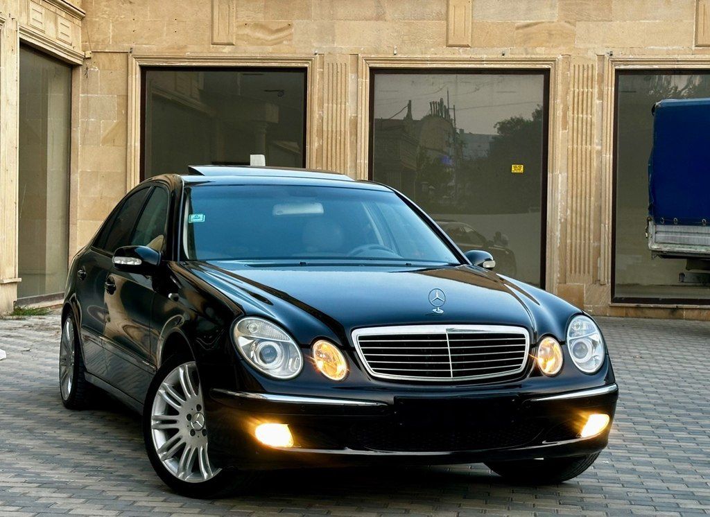 Mercedes E 320, 3.2 L, 2003 il, 304 000 km — Avtomobillər, Bakı (5)