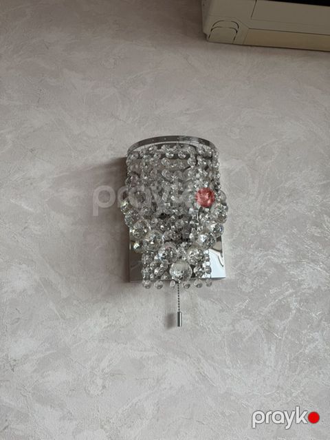 Kristal dekorlu divar bra - Növ: Divar bra (sconce) - Dizayn: Parlaq — Bakı