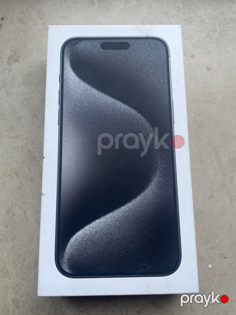 Apple iPhone 15 Pro Max Black Titanium 256GB/8GB qutusu