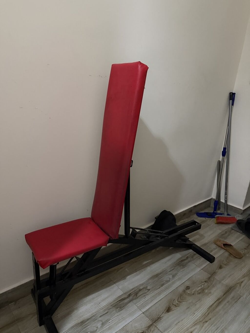 Tənzimlənən trenajor skamyası — Çoxfunksiyalı dizayn: düz, meyilli, şaquli — Fitness və simulyatorlar, Bakı (4)