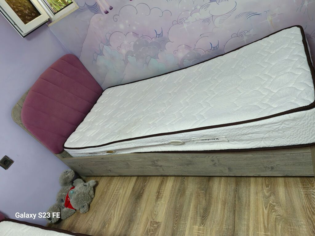 Qız üçün, İşlənmiş, 2 təknəfərlik çarpayı — Mebel, Bakı (4)