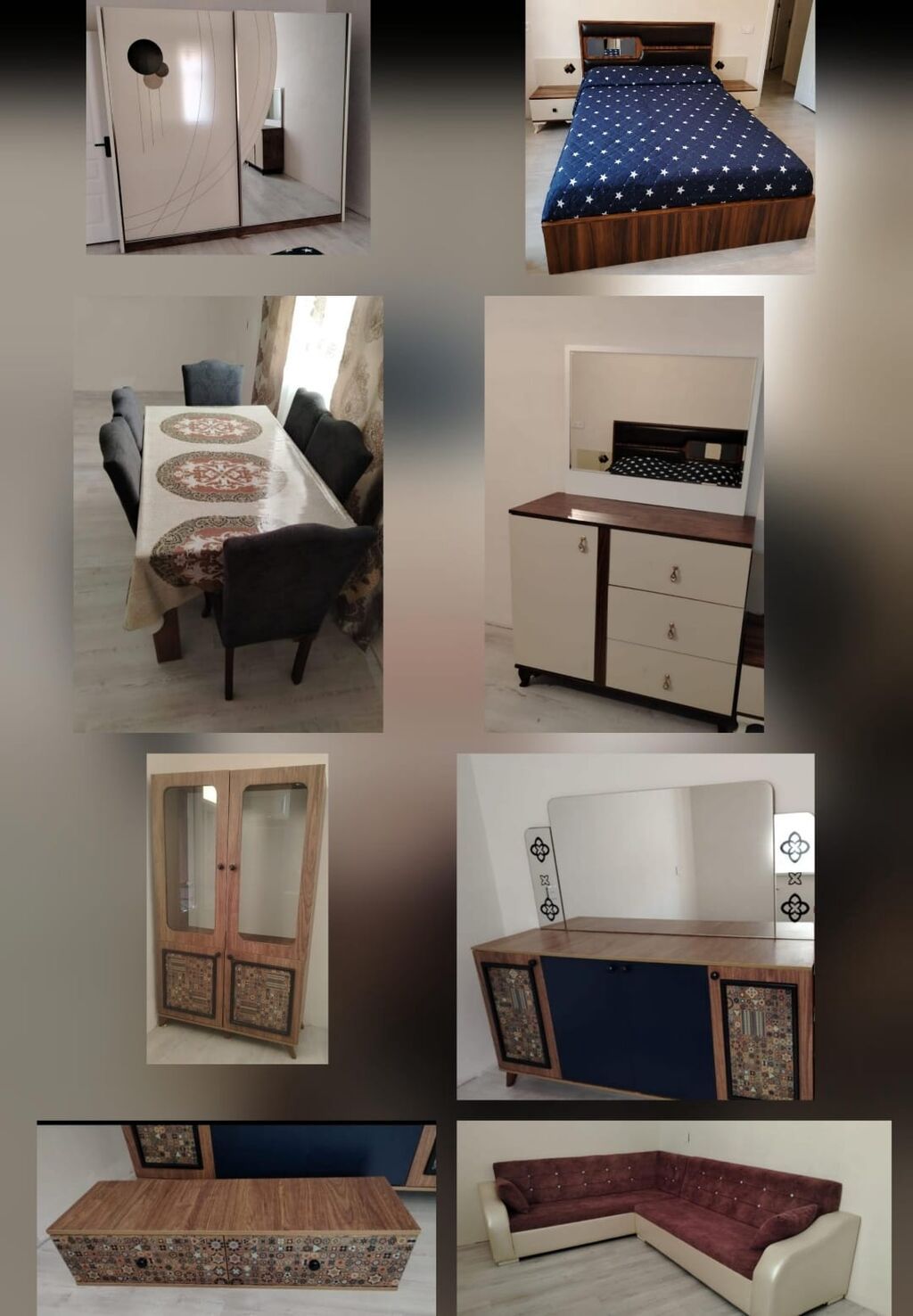 Yataq Qonaq dəstləri hamsı birlikdə satılır cəmi qiyməti 1300 manat